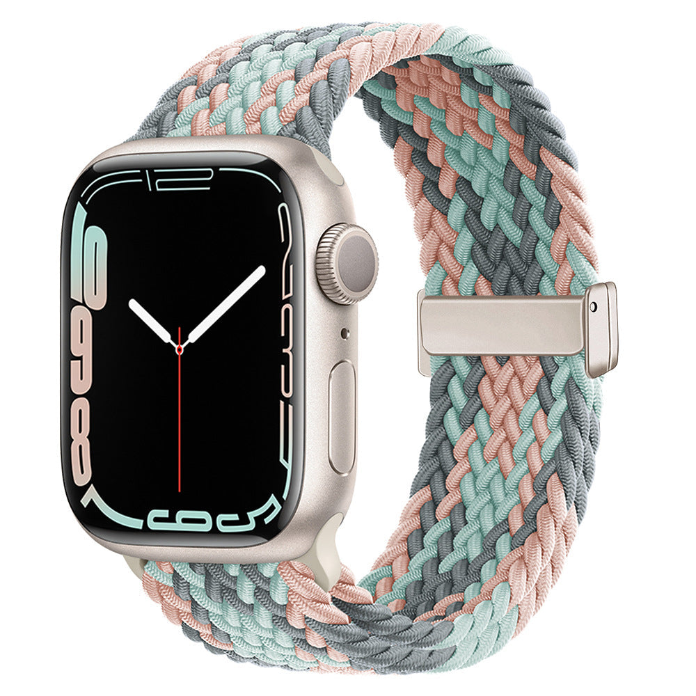 Magnetic Clasp Nylon Loop For Easy On Off And Adjustable Fit