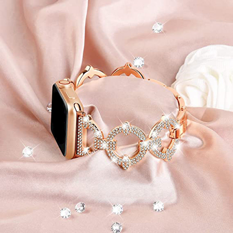 AuroraLink Diamond Link Pro -ranneke Apple Watchille
