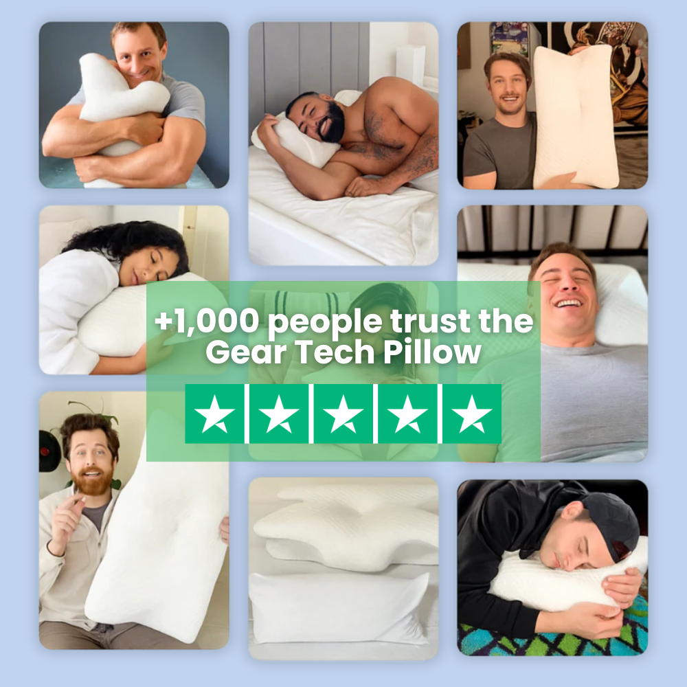 Ergonomic Memory Foam Pillow For Snore Relief And Easier Breathing