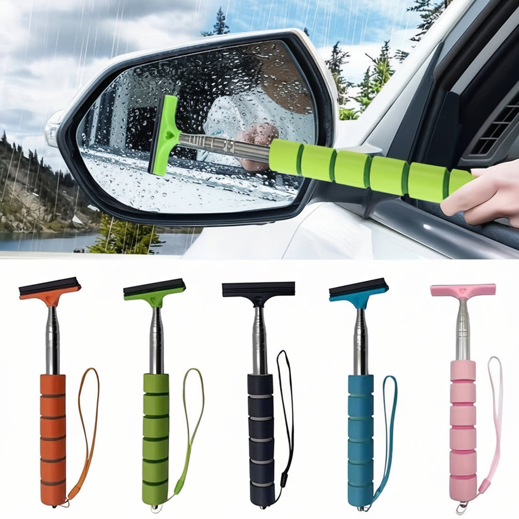 Mirrorpro 1 stk. bilspejlrenser med indtrækkeligt design til regn og sne