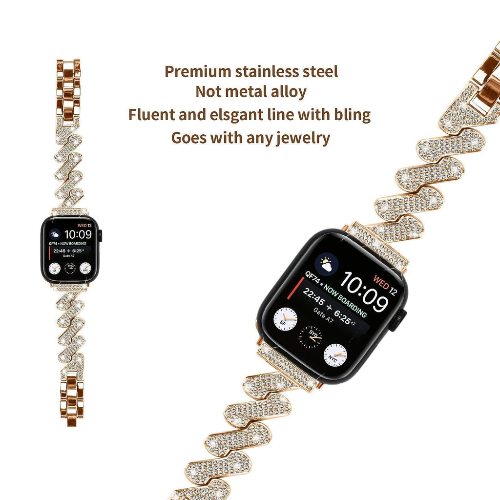 LyraLink Paslanmaz Çelik Apple Watch Bileklik Premium