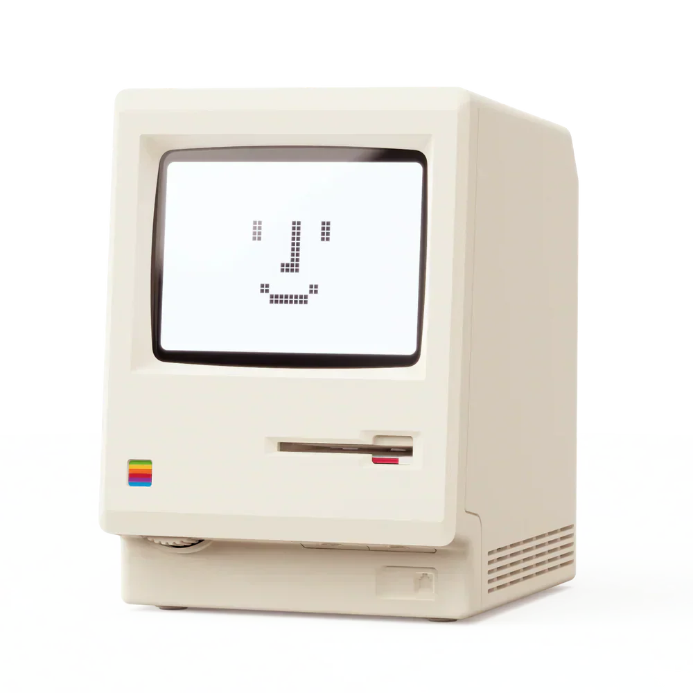 NexaTick Retro Computer Look Digital Alarm Clock for Home Office and Desk Decor