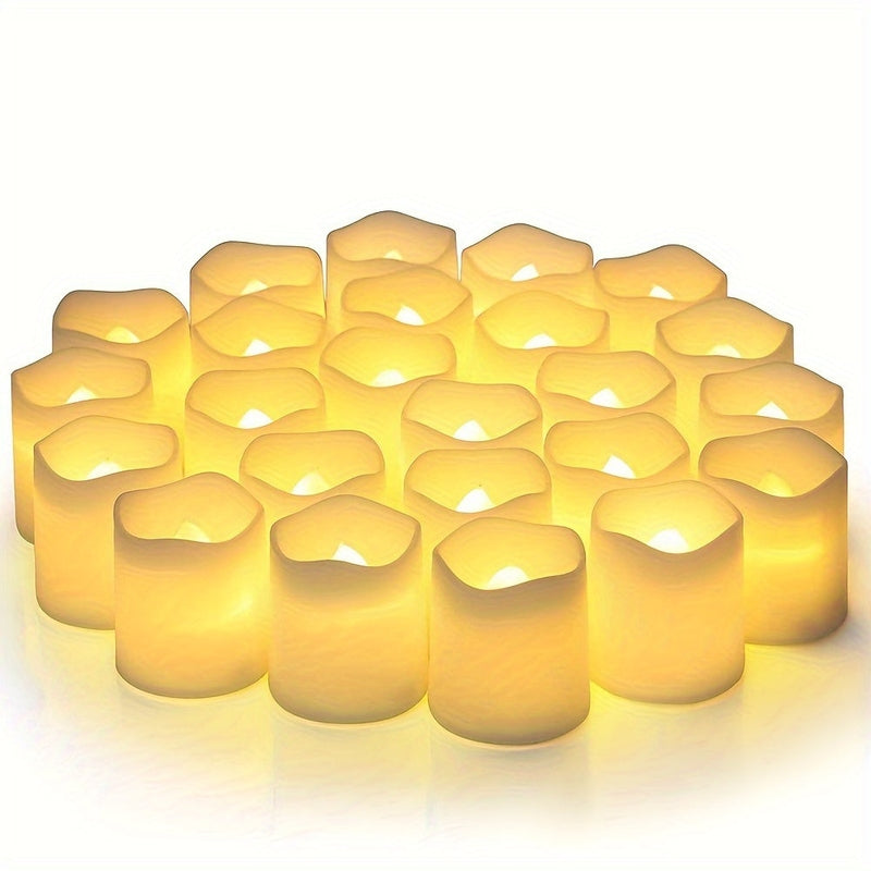 Conjunto de Velas LED Sem Chama Glow Haven para Férias Aconchegantes