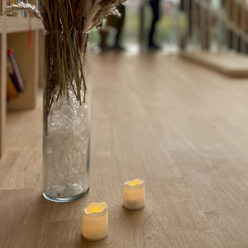Conjunto de Velas LED Sem Chama Glow Haven para Férias Aconchegantes