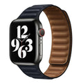 Apple Watch Leather Strap With Magnetic Link For SE And Ultra Series