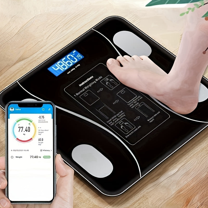 BodyTrack Intelligente Körperwaage mit LCD-Anzeige