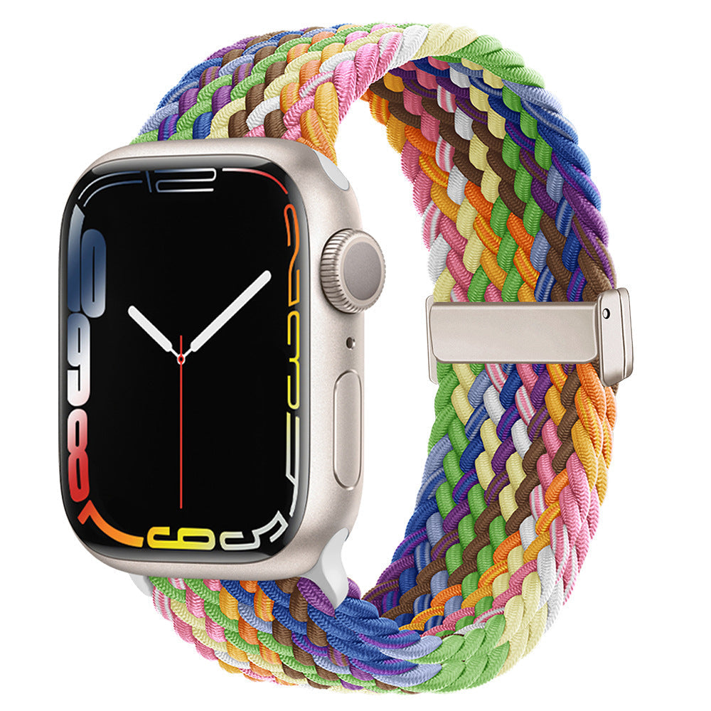 Magnetic Clasp Nylon Loop For Easy On Off And Adjustable Fit