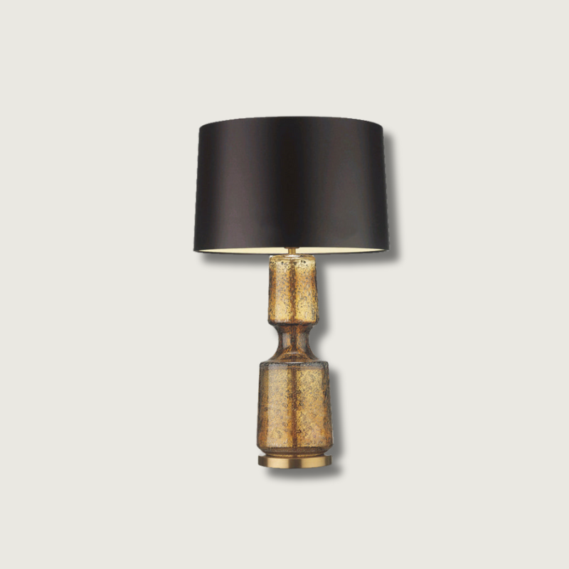 Aurora metall- og glassbordlampe for hjem og kontor med myk stemningsbelysning