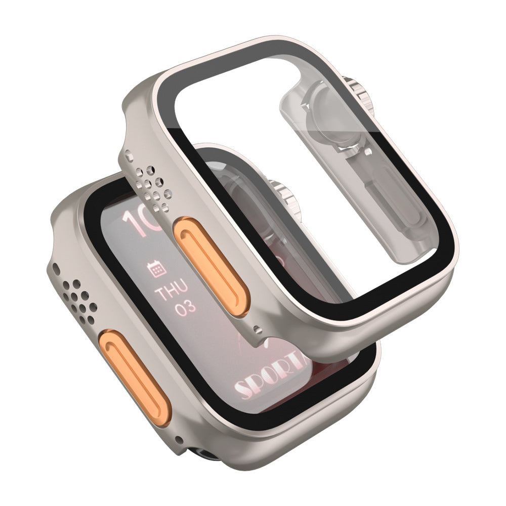 NovaGuard Vandtæt Ultra-Tyndt Apple Watch Cover med 9H Glas