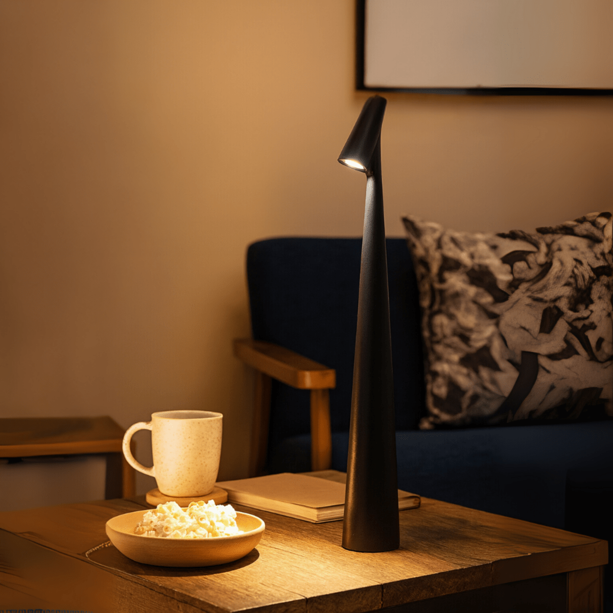 Rechargeable Cordless Table Lamp For Indoors Or Outdoors, Stylish And Practical