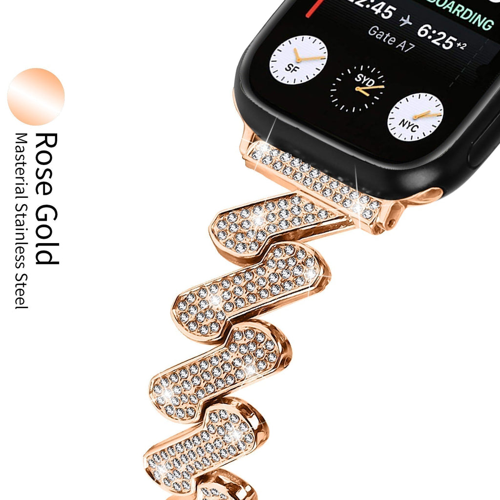 LyraLink Paslanmaz Çelik Apple Watch Bileklik Premium