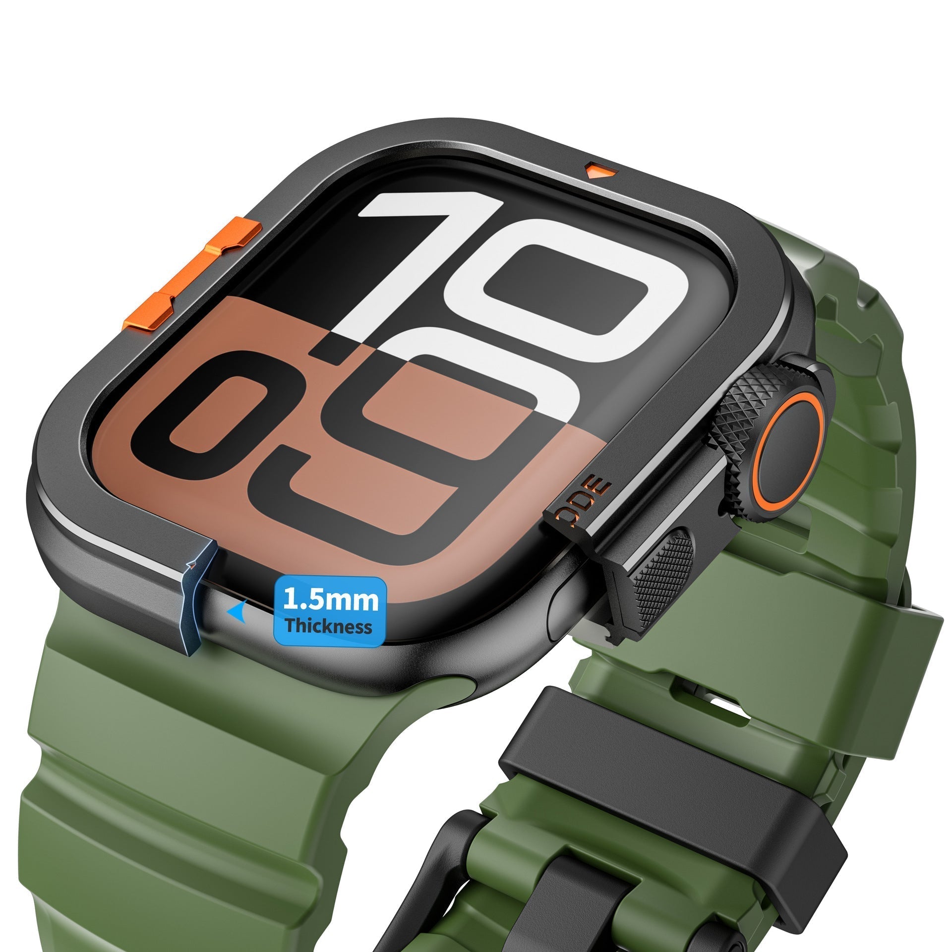Custodia in metallo robusta Alpine per la protezione dell'Apple Watch