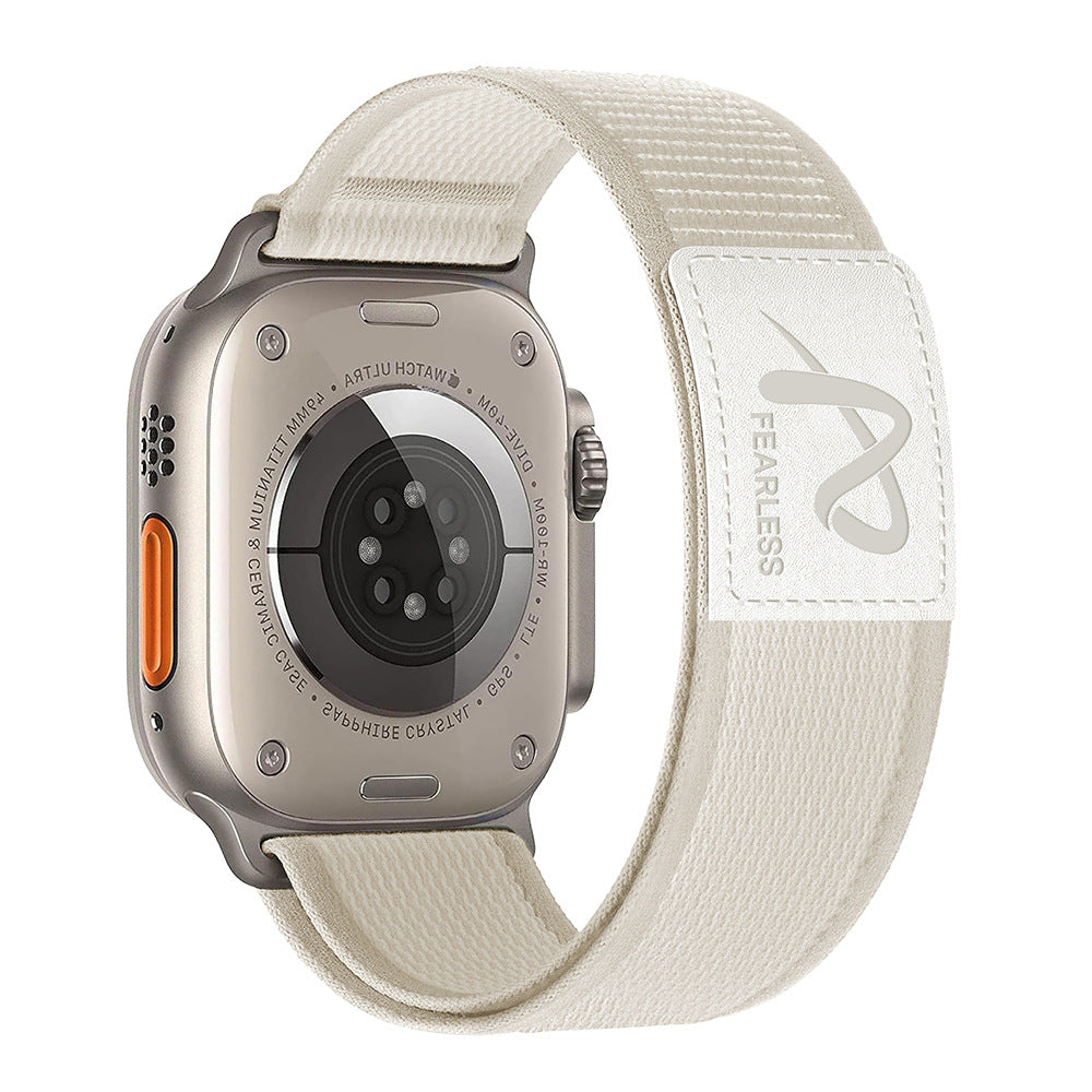 Cinturino in nylon a loop per orologio con chiusura a strappo per Apple Watch