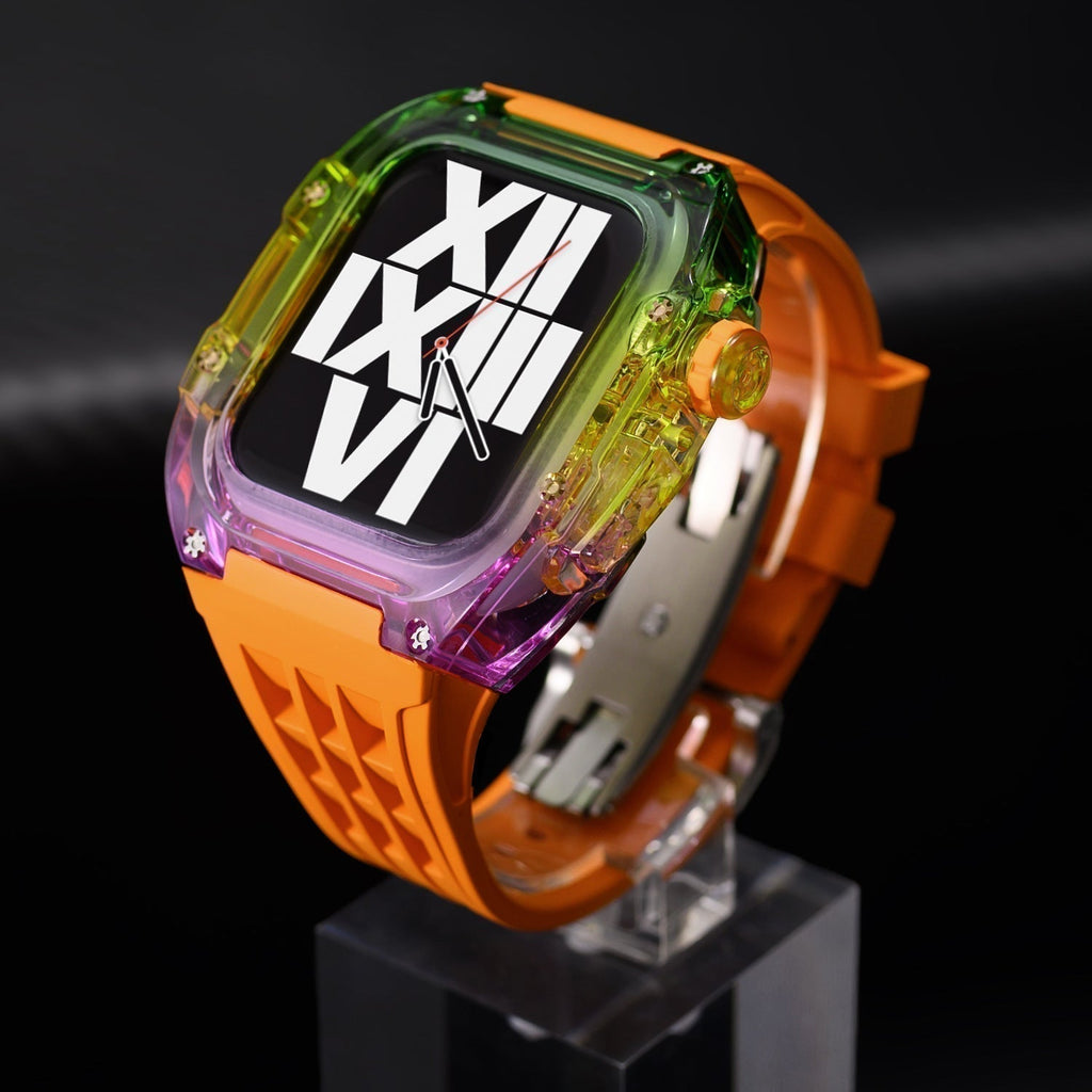 NovaFlex Multicolor Fluororubber Case Kit For Apple Watch