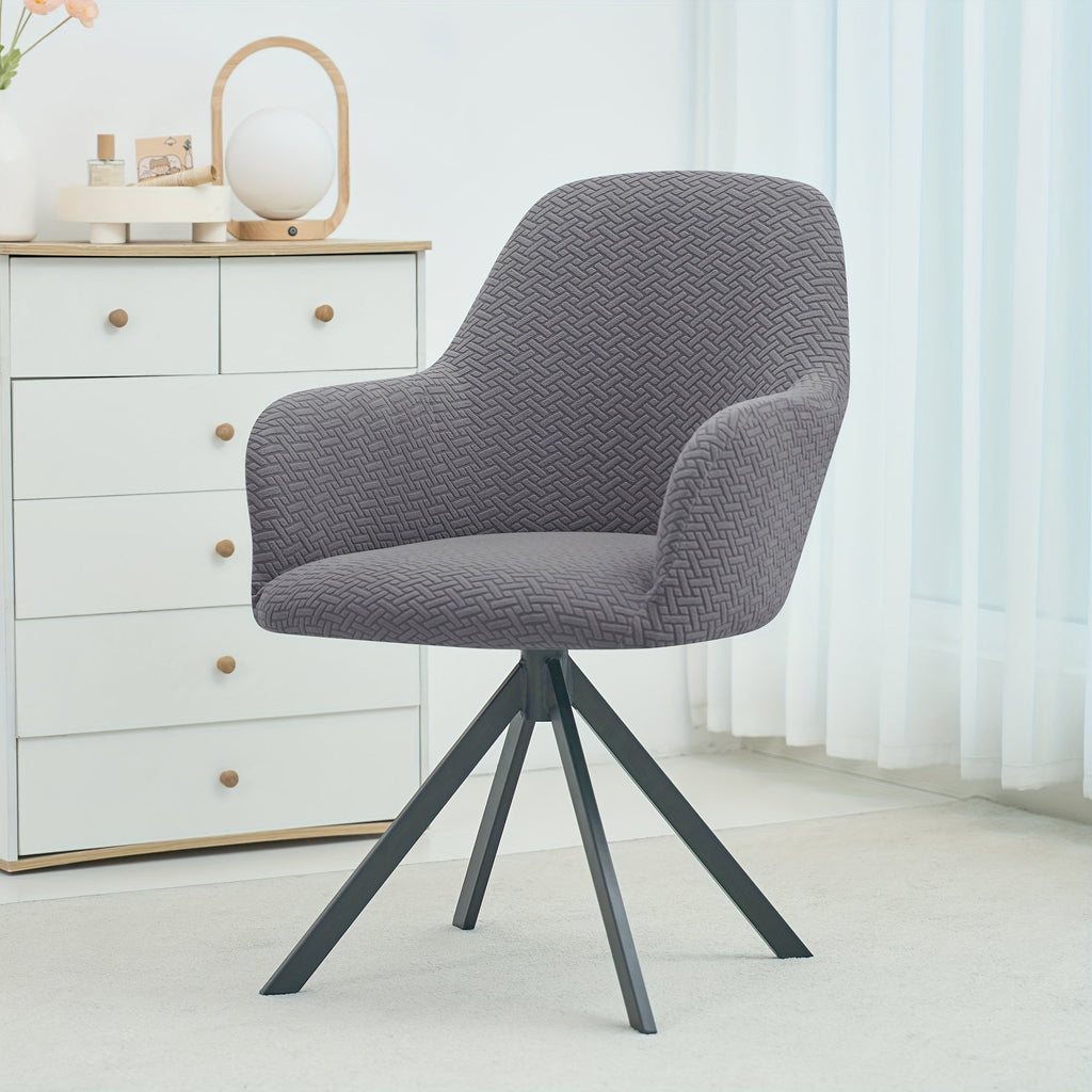 Velvora Highback Tailored Chair Cover For Elegant Dining