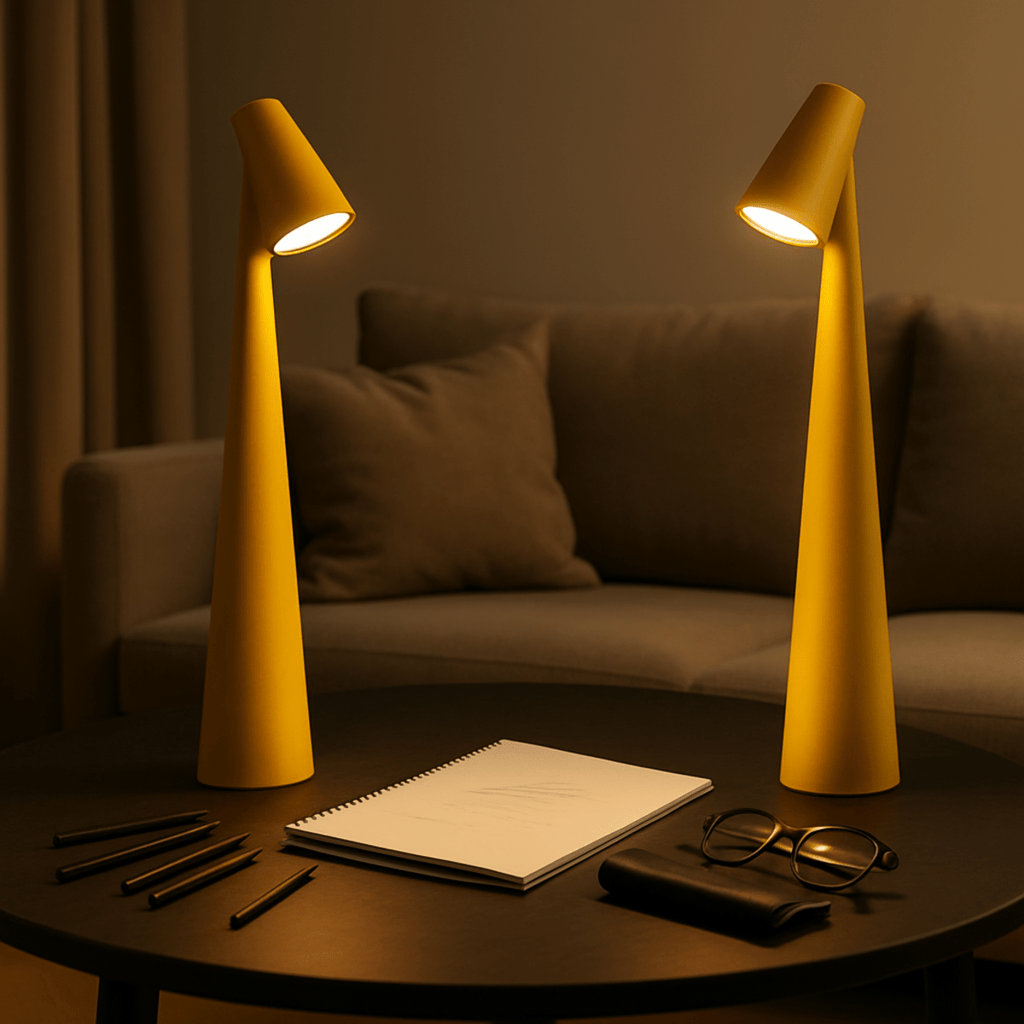 Rechargeable Cordless Table Lamp For Indoors Or Outdoors, Stylish And Practical