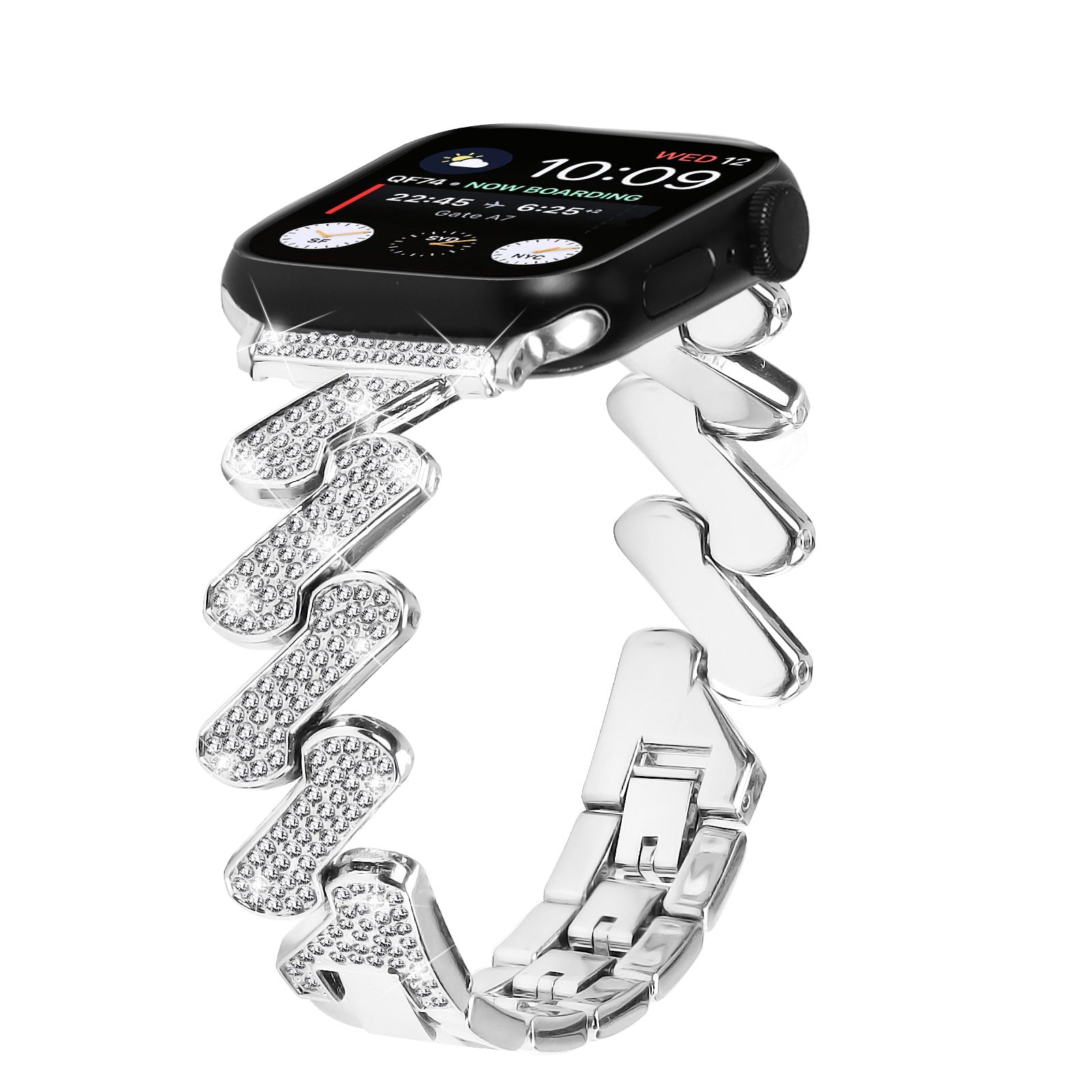 LyraLink Paslanmaz Çelik Apple Watch Bileklik Premium