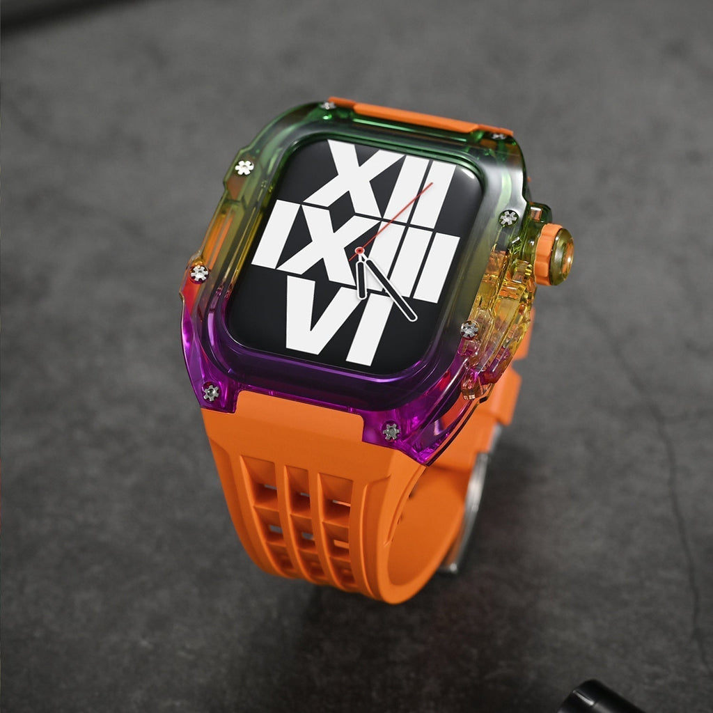 NovaFlex Multicolor Fluororubber Case Kit For Apple Watch