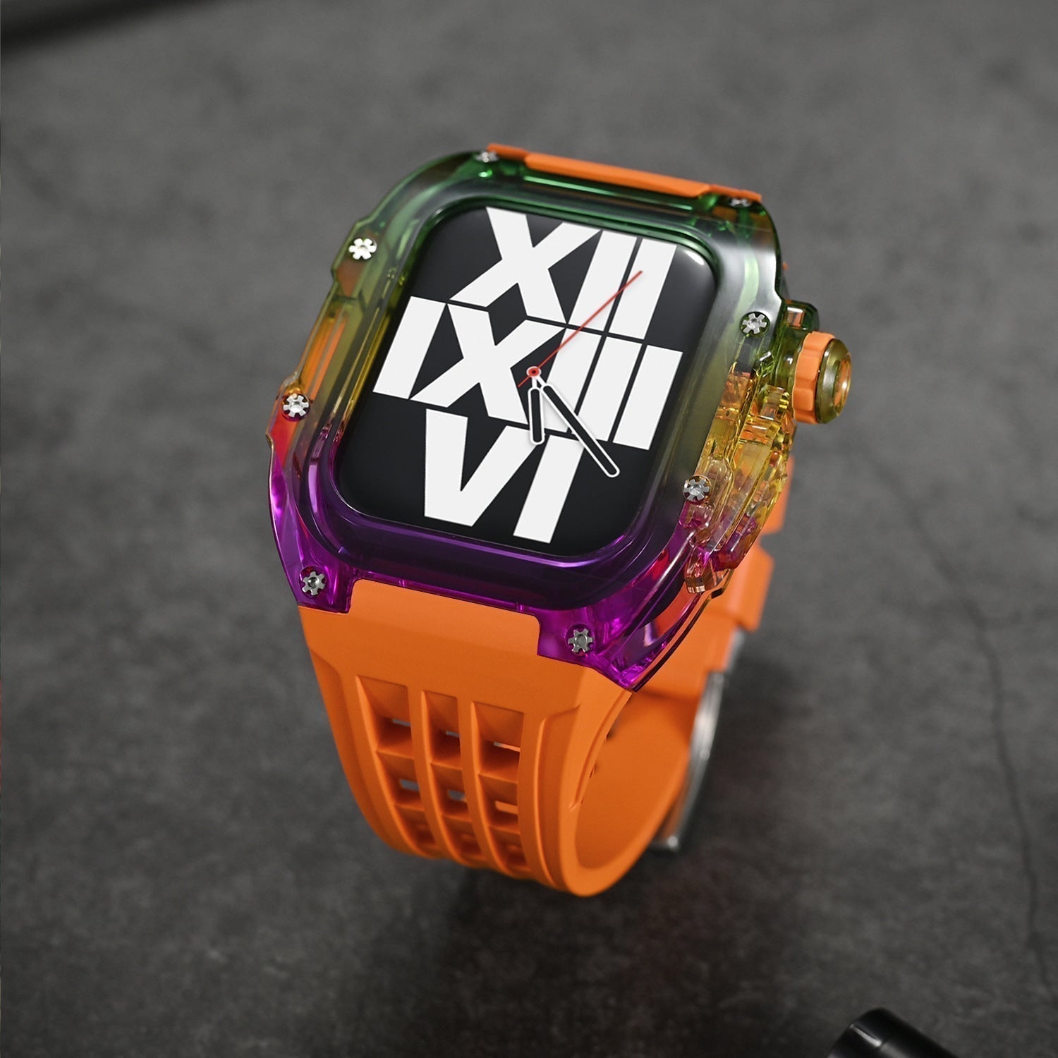 NovaFlex Multicolor Fluororubber Case Kit For Apple Watch