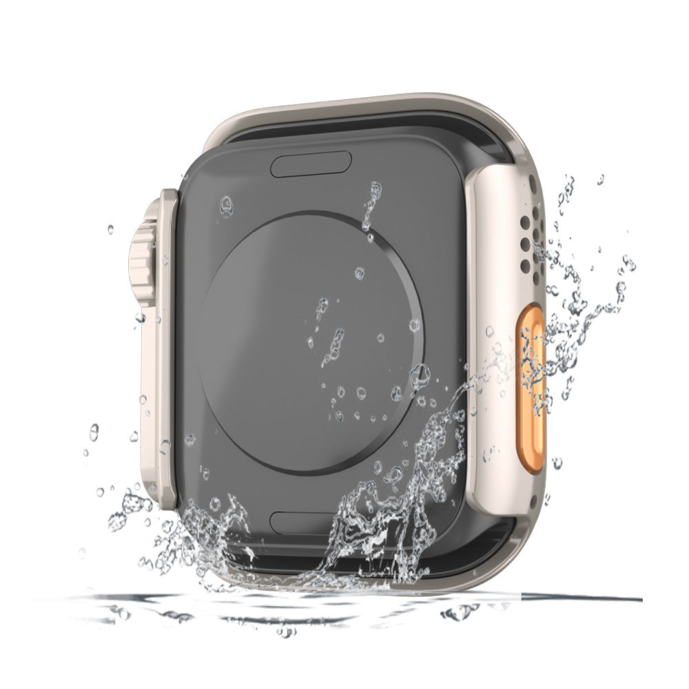 NovaGuard Vandtæt Ultra-Tyndt Apple Watch Cover med 9H Glas