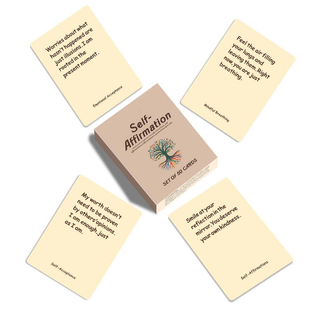 Mindful Play Přenosná karetní hra pro sebeuplatnění a zábavu