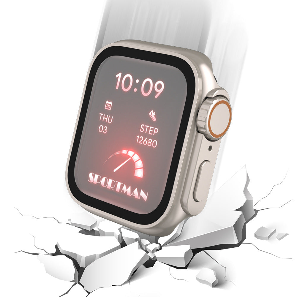 NovaGuard Vandtæt Ultra-Tyndt Apple Watch Cover med 9H Glas
