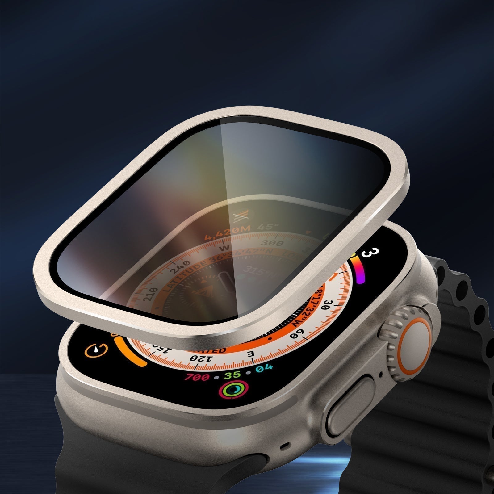 SkyGuard titanový ochranný kryt soukromí pro Watch Ultra 2