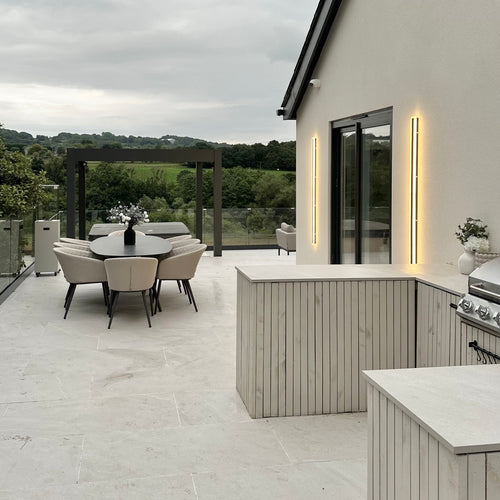 Lámpara de Pared LED de Aluminio AstraEdge para Exterior Moderno y Elegante