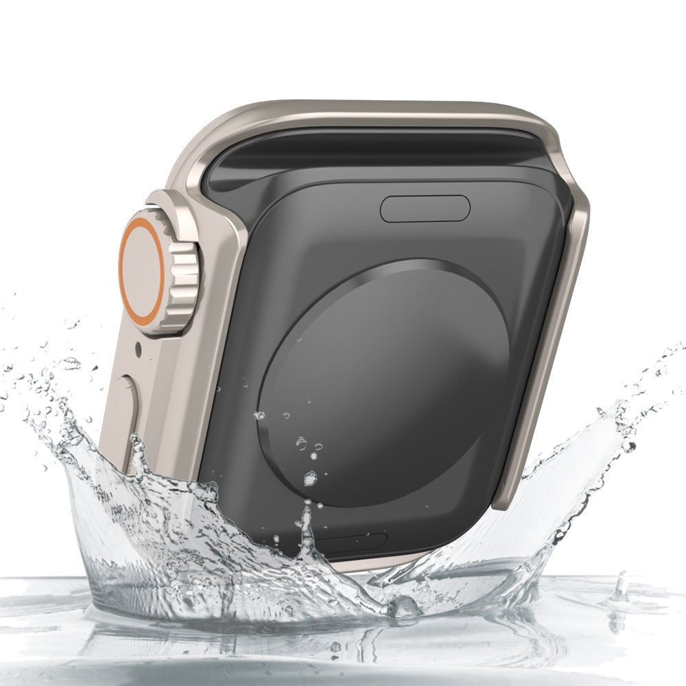 NovaGuard Vandtæt Ultra-Tyndt Apple Watch Cover med 9H Glas