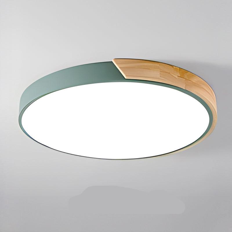Lámpara de techo LED escandinava con iluminación suave para dormitorios o espacios de trabajo