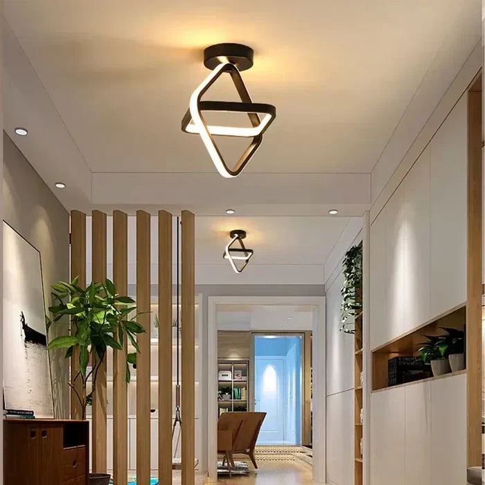 Plafonnier LED Économe en Énergie AetherGlow pour Salons