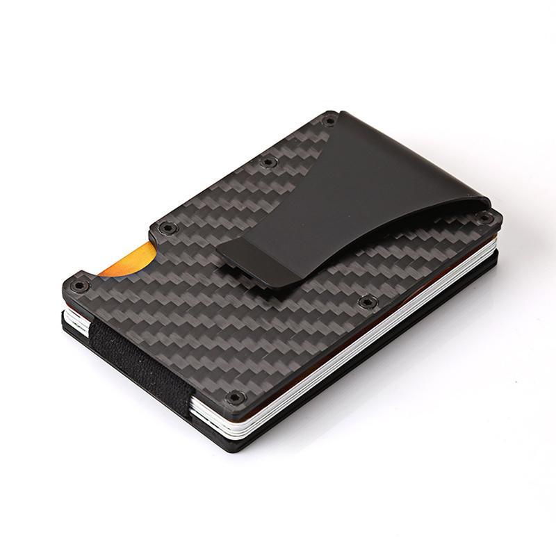 Porte-cartes Ridge en fibre de carbone, mince pour un usage quotidien
