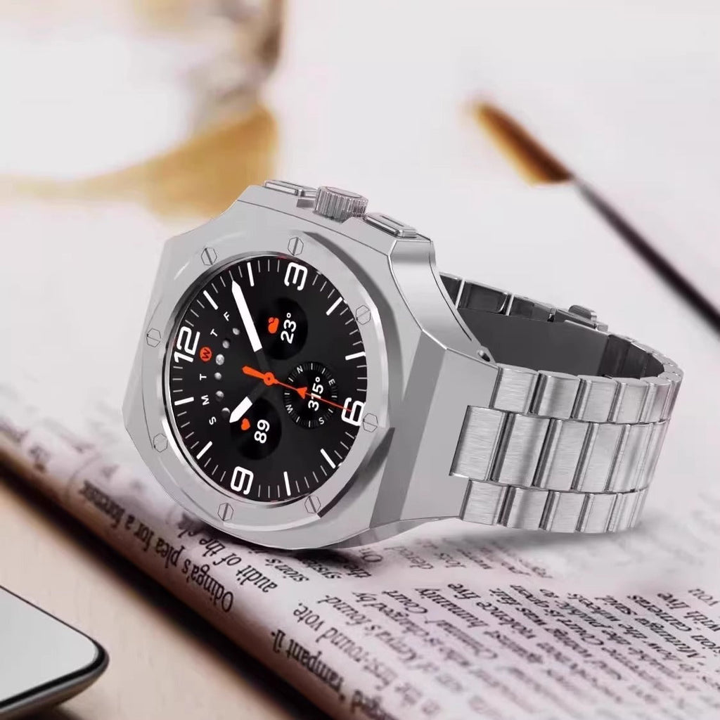 Galaxy Ultra 47mm AstraGuard için Çinko Alaşımı Kasa ve Kordon