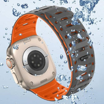 Bracelet en silicone VeloFlex pour Apple Watch, durable et respirant