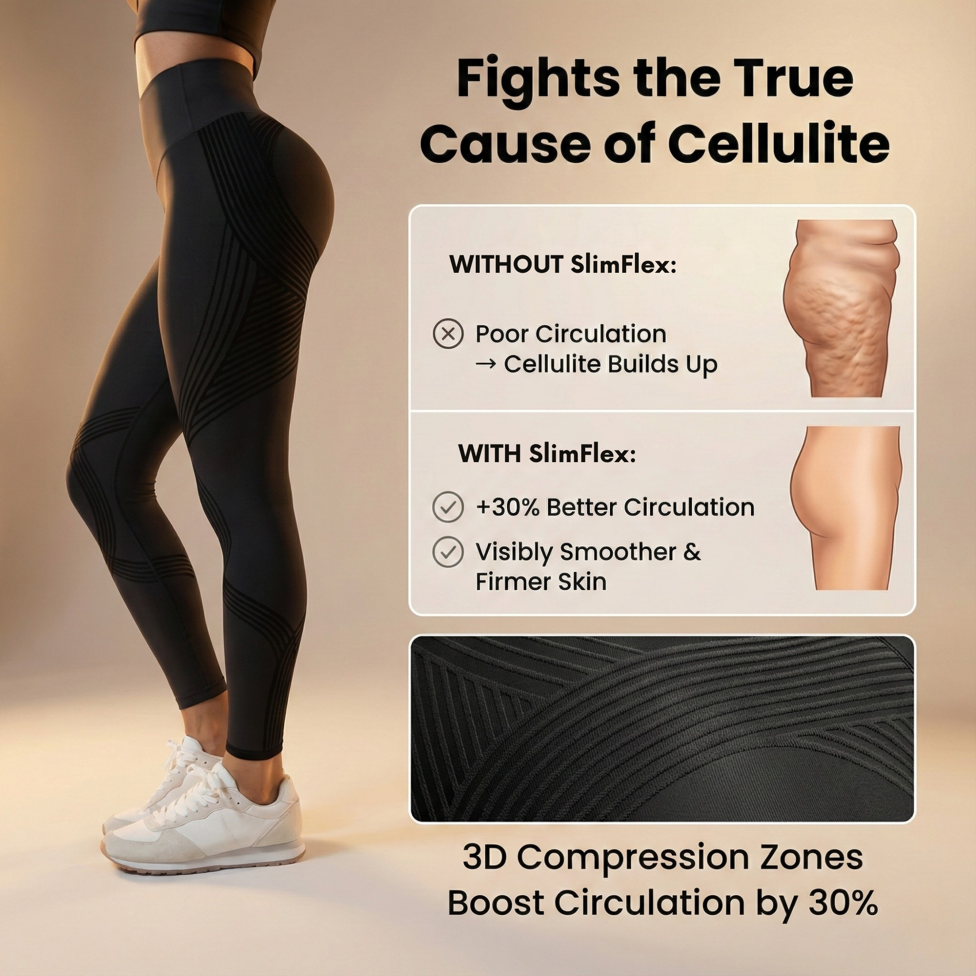 Aurora SlimFlex 3D Leggings For Everyday Comfort And Fit