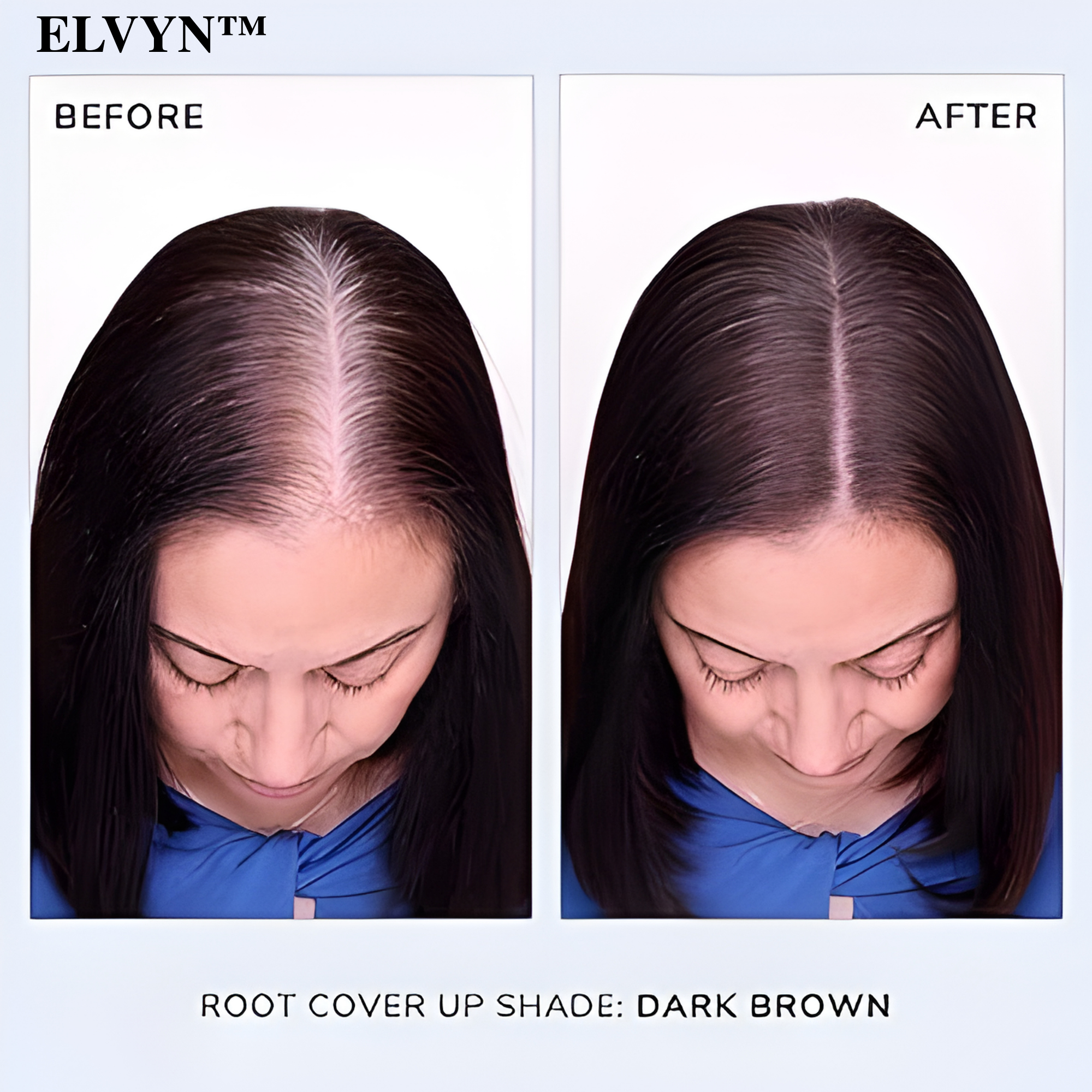 NovaTint At Home Root Powder Brush For Touch Up Roots