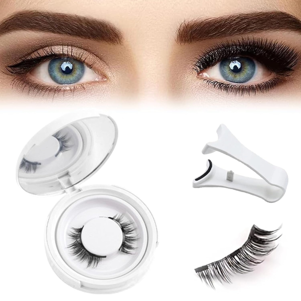 Tweezers And Magnetic Eyelash Kit Reusable No Glue