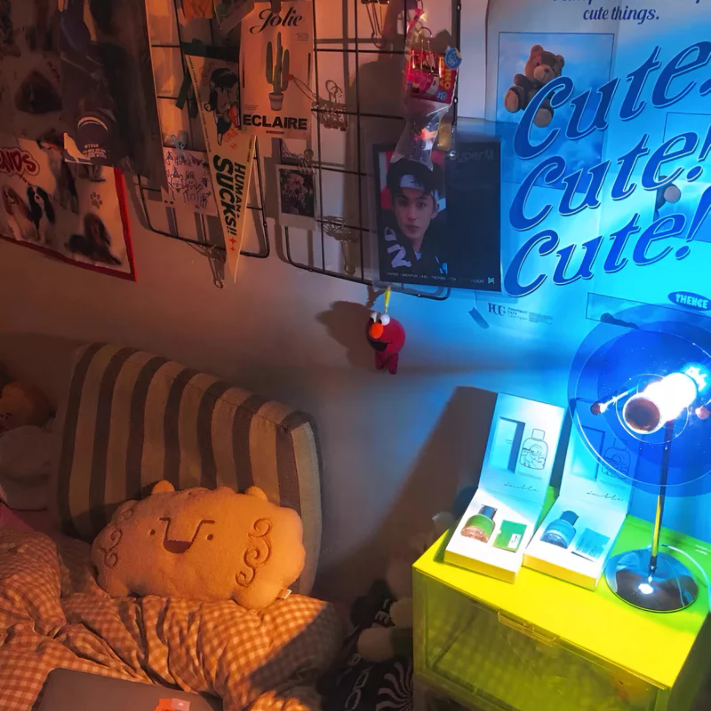 Orion Retro disková LED stolní lampa na stůl, komodu a noční stolek