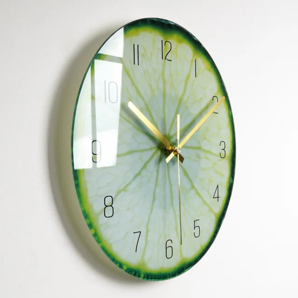 Luxorix Glas- und Wanduhr mit elegantem Design für moderne Innenräume