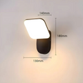 מנורת חיישן חיצונית עמידה למים אסטרגארד LED לשיפור אבטחת הבית