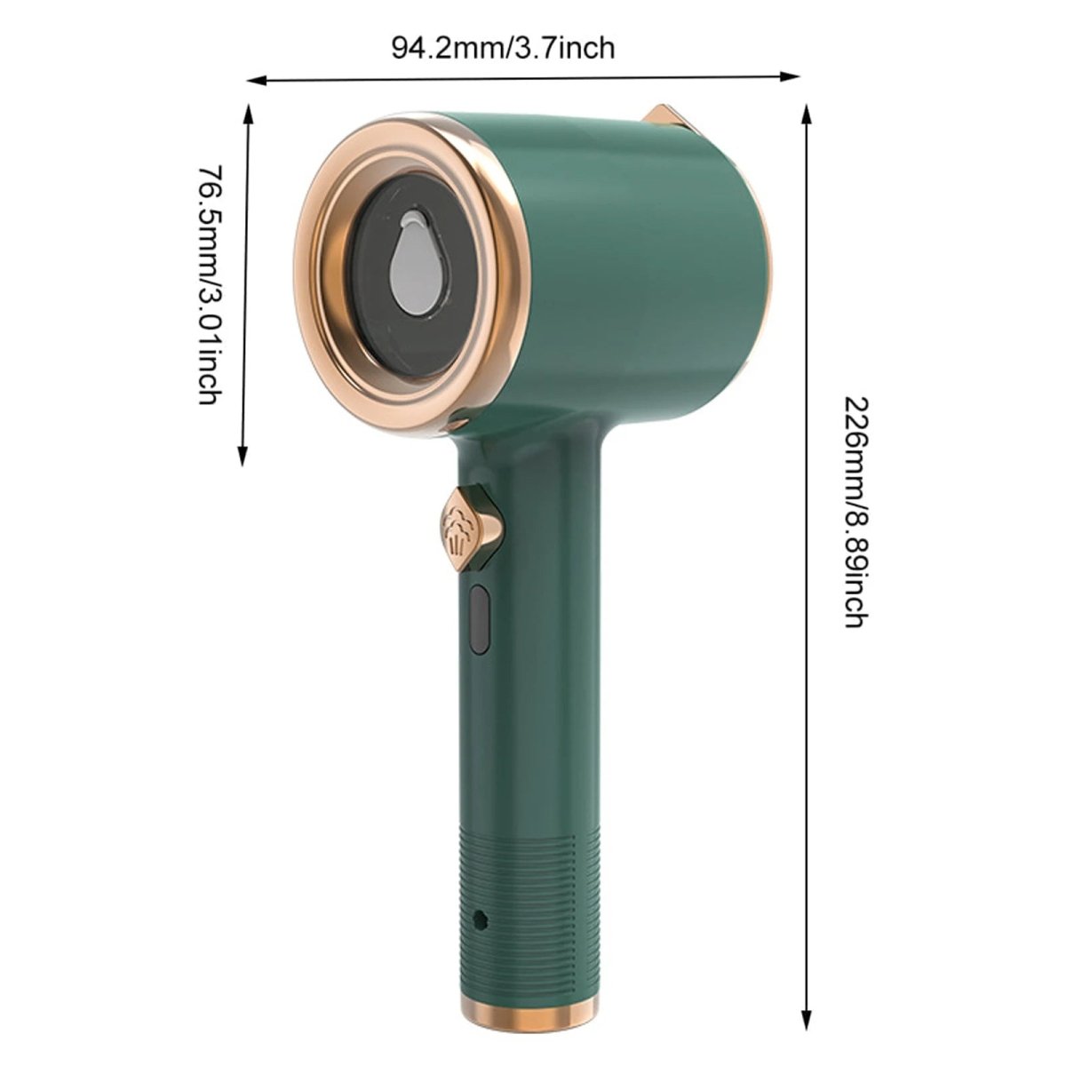 Vaporizador de Tecido Portátil WrinkleAway com Placa de Titânio e Reservatório de 50ml para Viajantes