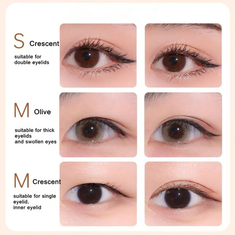 Glueless Double Eyelid Strips For Natural Crease And Subtle Gaze