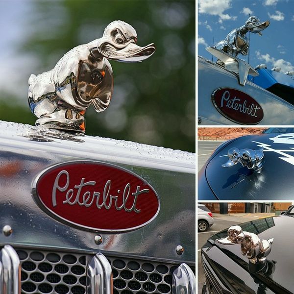 Aggressive Rubber Duck Car Emblem Hood Ornament Influenced By Convoy But Death Proof Theme