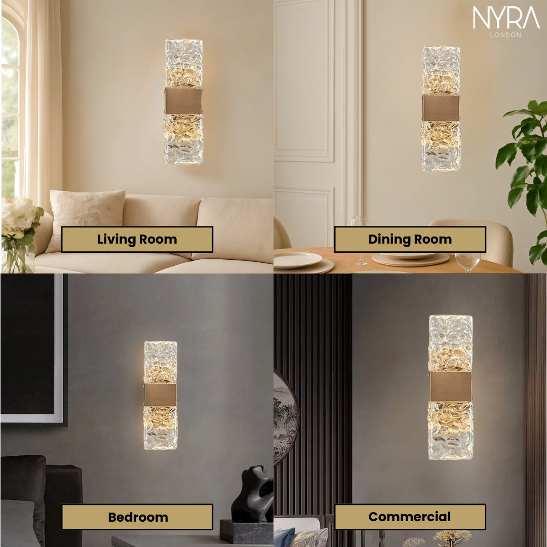 Lampada da Parete Artigianale Regalcrest per Interni Contemporanei