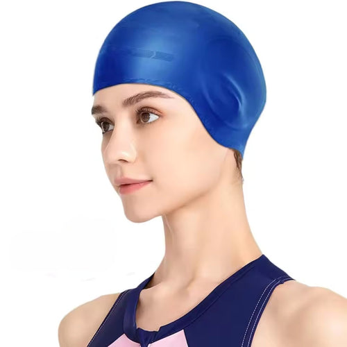 Gorro para cabello largo AureaSilk de silicona con bolsillos integrados para las orejas