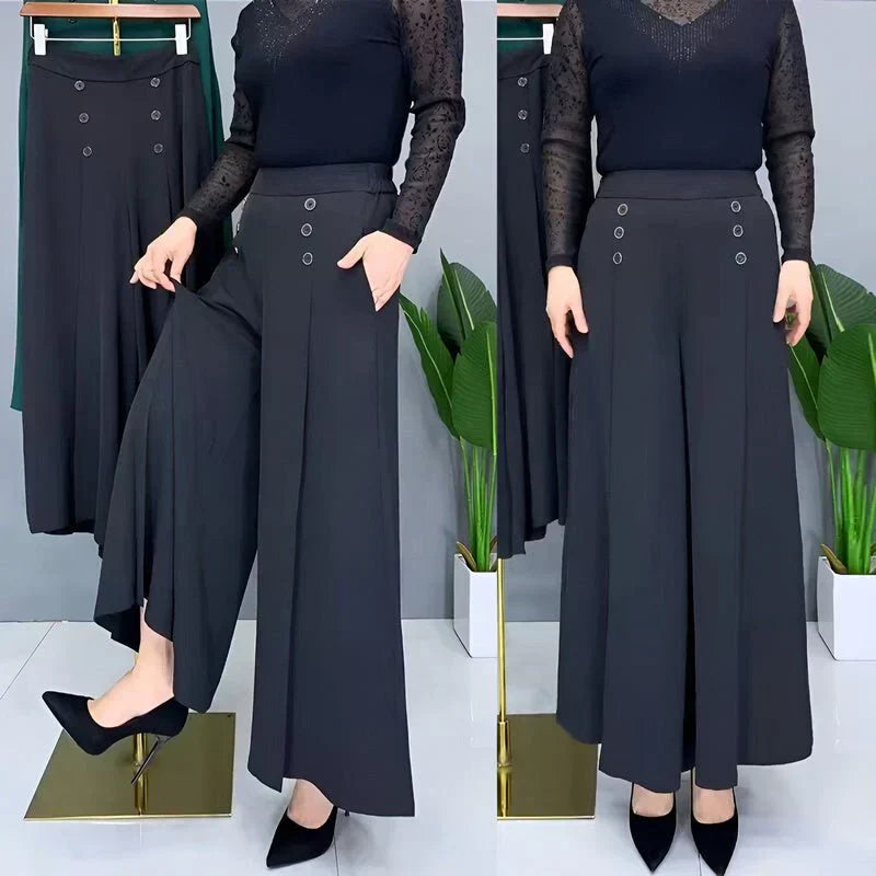 NovaLuxe Flowing Wide-Leg Trousers Create A Flattering Silhouette Instantly