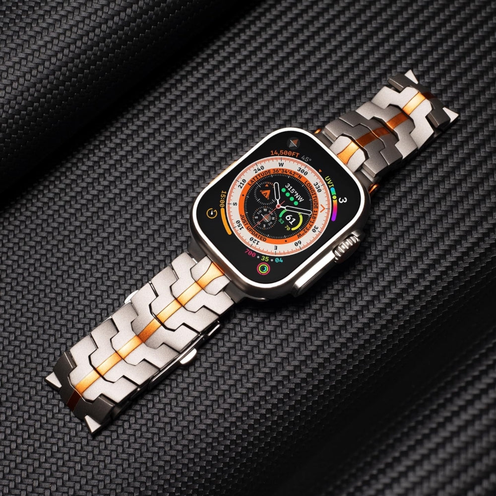 Apple Watch Slim Titanium Band For Daily Wear Sleek Style