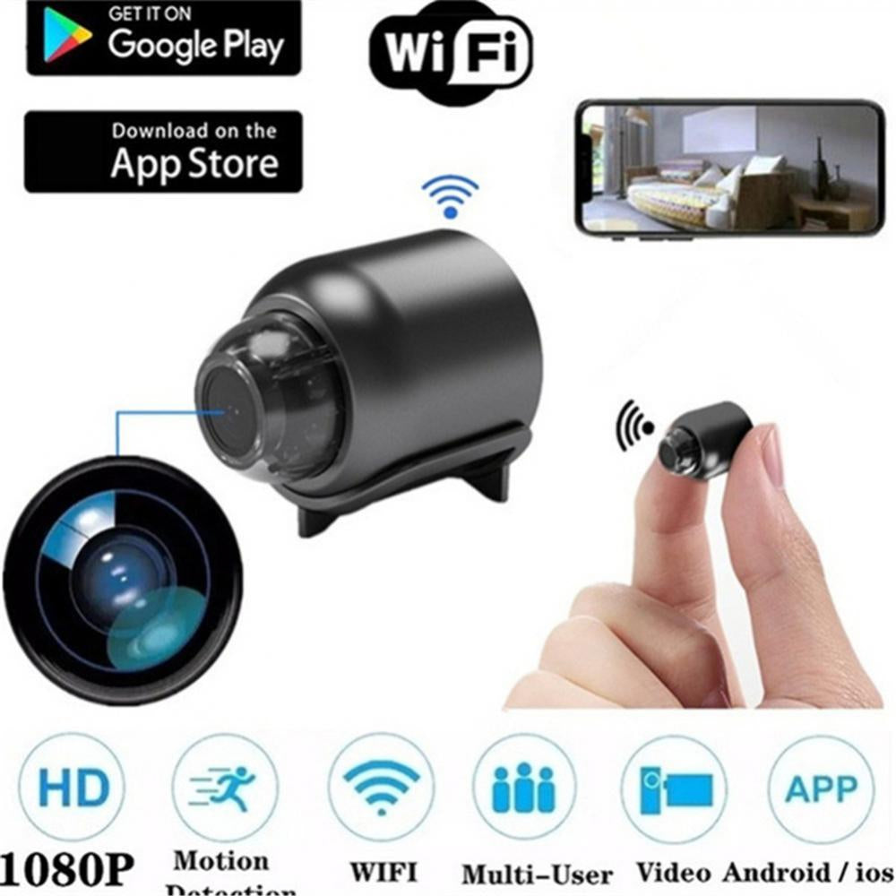 Câmara de Vigilância WiFi Ultra Mini de Design Compacto com Alta Resolução e Segurança Sem Fios