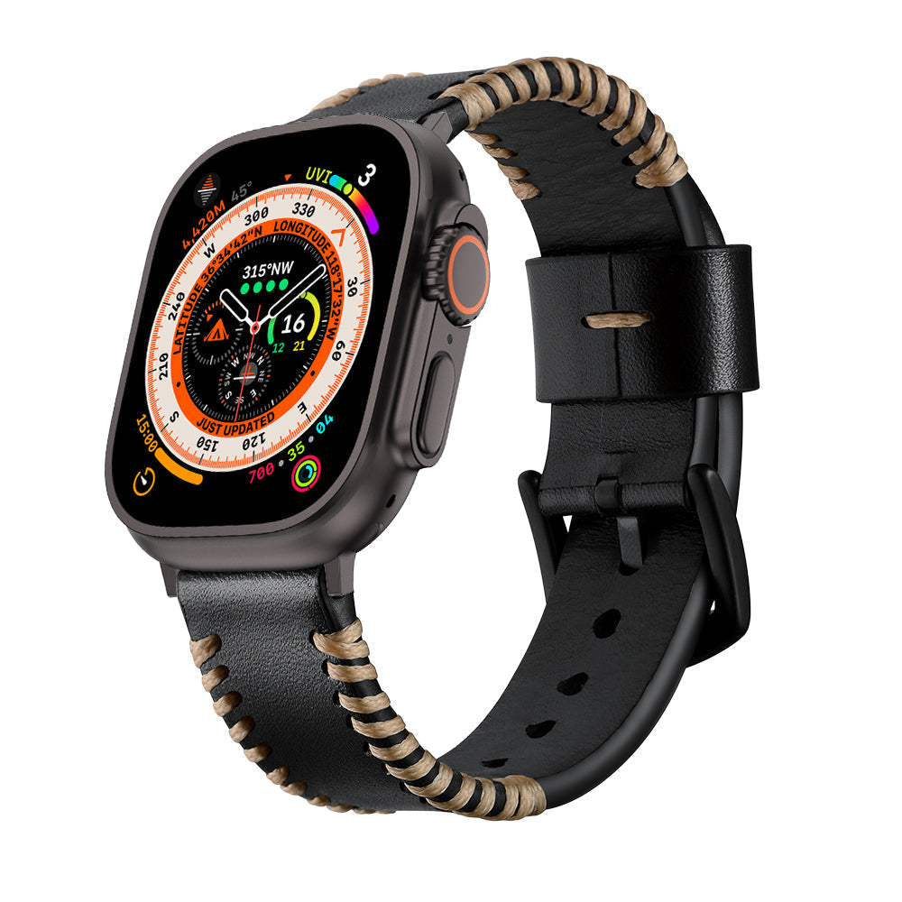 Cinturino Nova Leather Premium cucito a mano per Apple Watch
