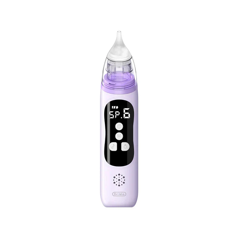 Baby Nasal Aspirator, Soft Silicone Tip, 6 Modes And Soothing Music